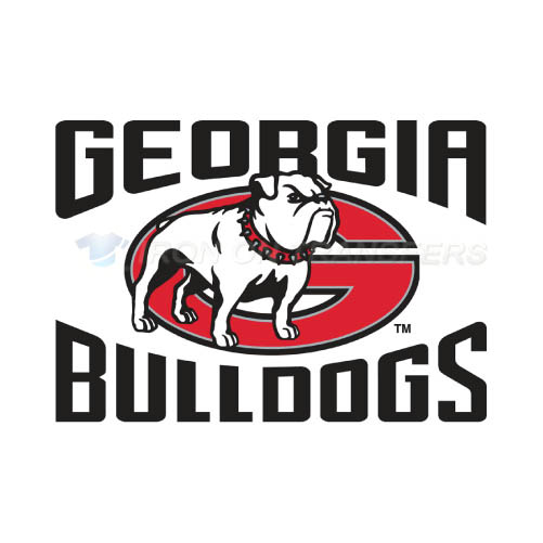 Georgia Bulldogs Logo T-shirts Iron On Transfers N4471 - Click Image to Close